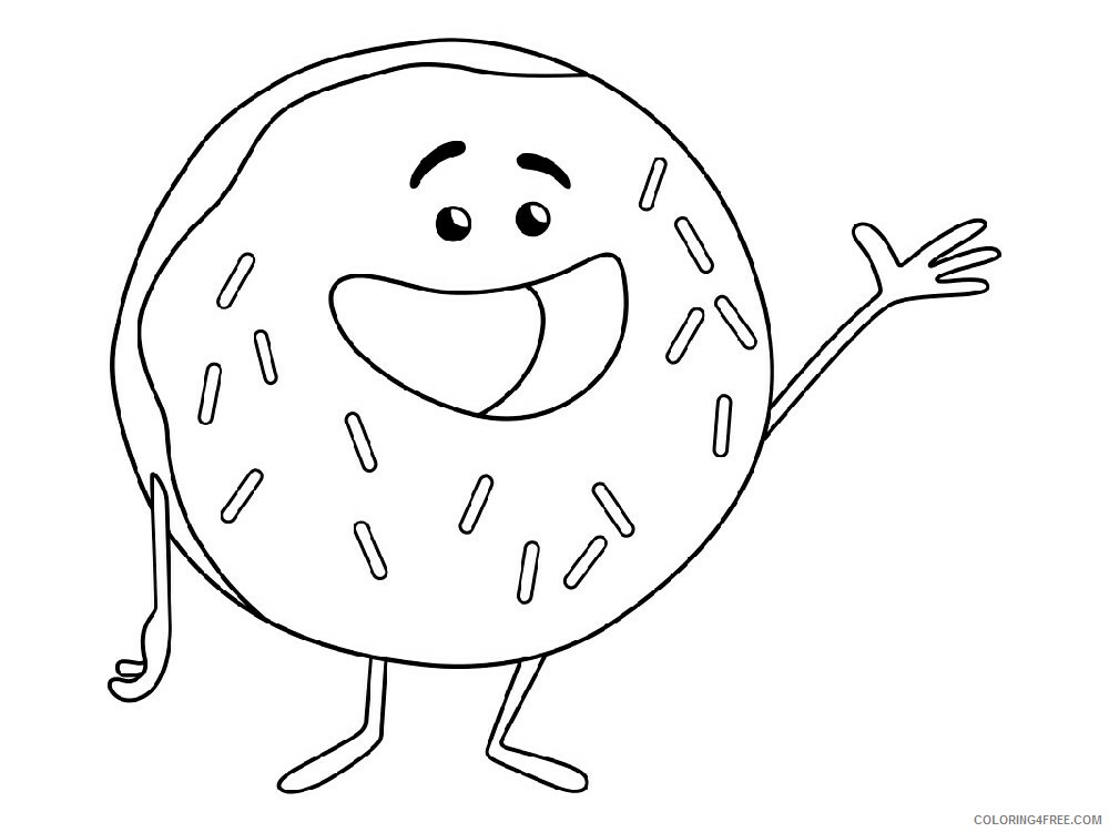Donut Coloring Pages for Kids donut 11 Printable 2021 148 Coloring4free