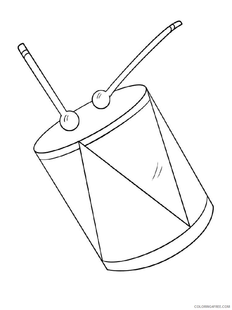 Drum Coloring Pages for Kids drum 10 Printable 2021 161 Coloring4free
