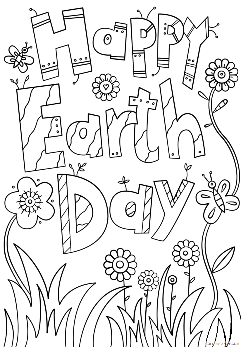 Earth Day Coloring Pages Holiday 1576569142_happy earth day Printable 2021 0175 Coloring4free