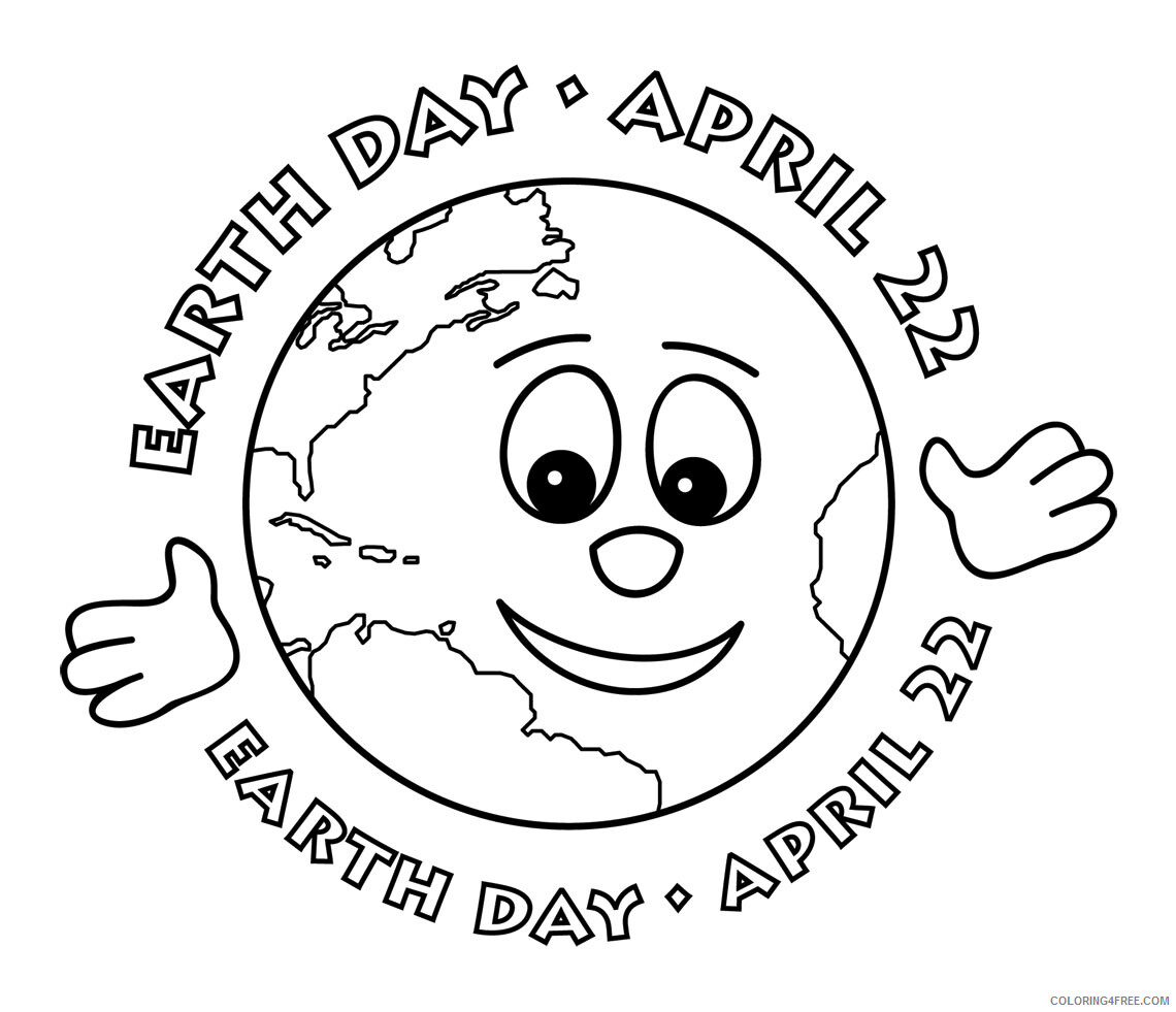 Earth Day Coloring Pages Holiday April 22 Earth Day Printable 2021 0176 Coloring4free