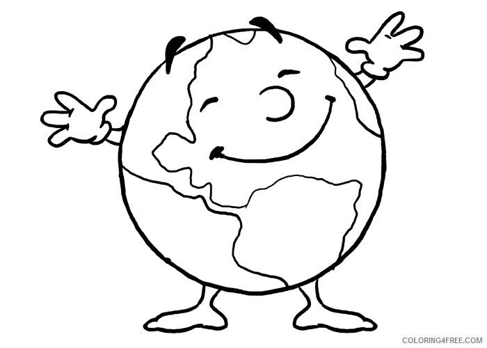 Earth Day Coloring Pages Holiday Earth Day Sheets for Kids Printable 2021 0203 Coloring4free