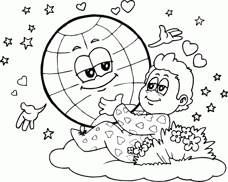 Earth Day Coloring Pages Holiday Earth Day for Free Printable 2021 0199 Coloring4free
