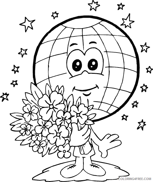 Earth Day Coloring Pages Holiday Printable Earth Day Sheets for Free Printable 2021 0224 Coloring4free