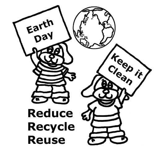 Earth Day Coloring Pages Holiday Recycle Earth Day Printable 2021 0227 Coloring4free