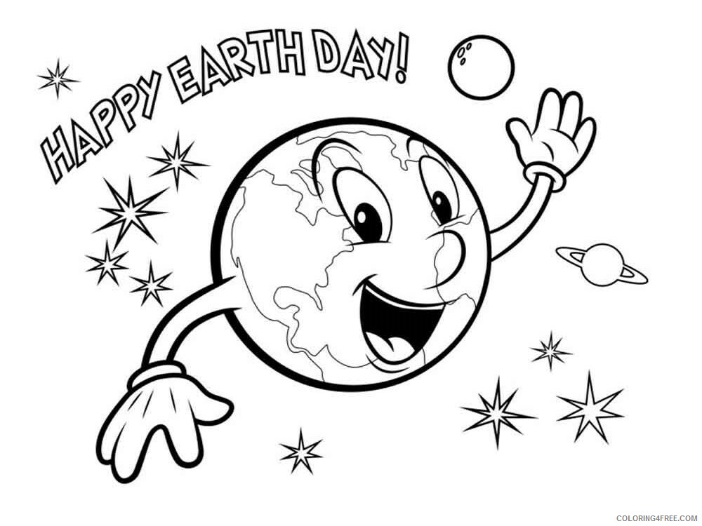 Earth Day Coloring Pages Holiday Earth Day 11 Printable 2021 0195 Coloring4free Coloring4free Com