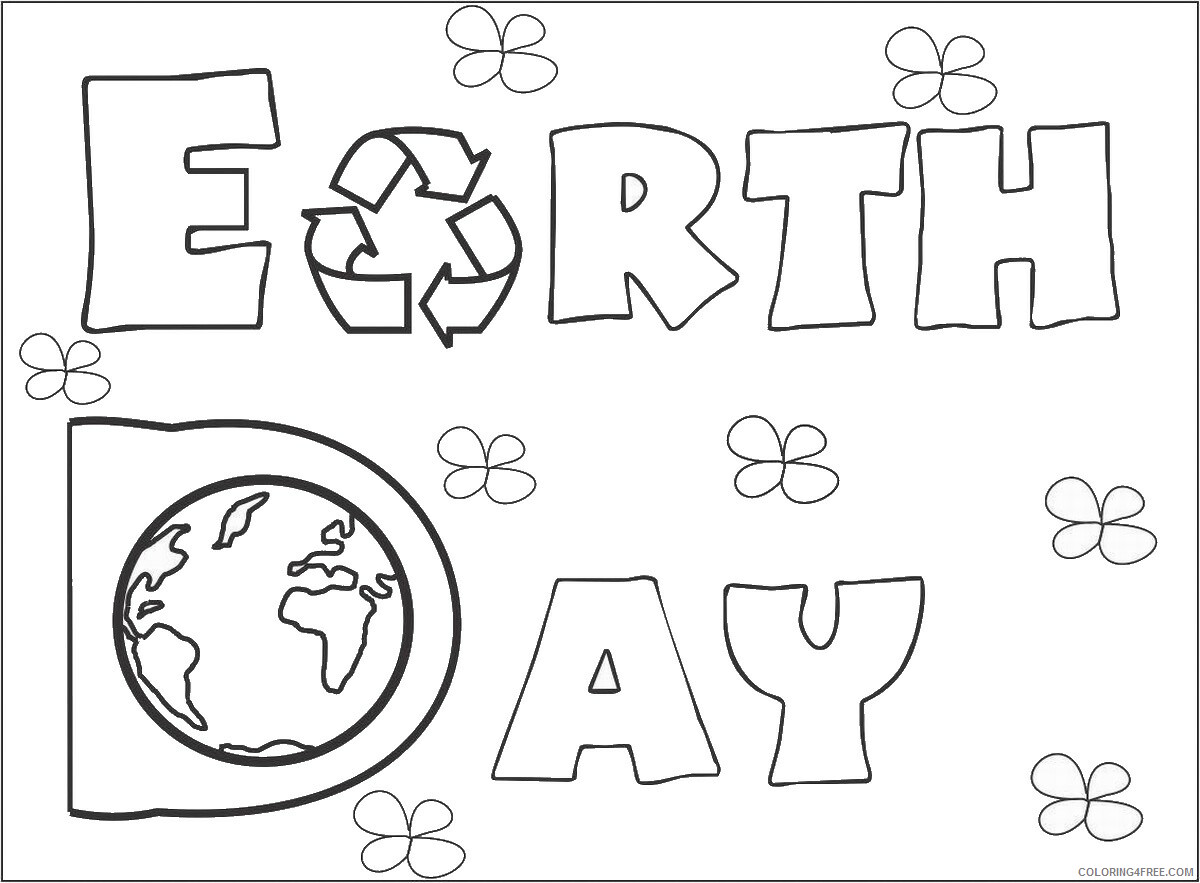 Раскраски Earth Day