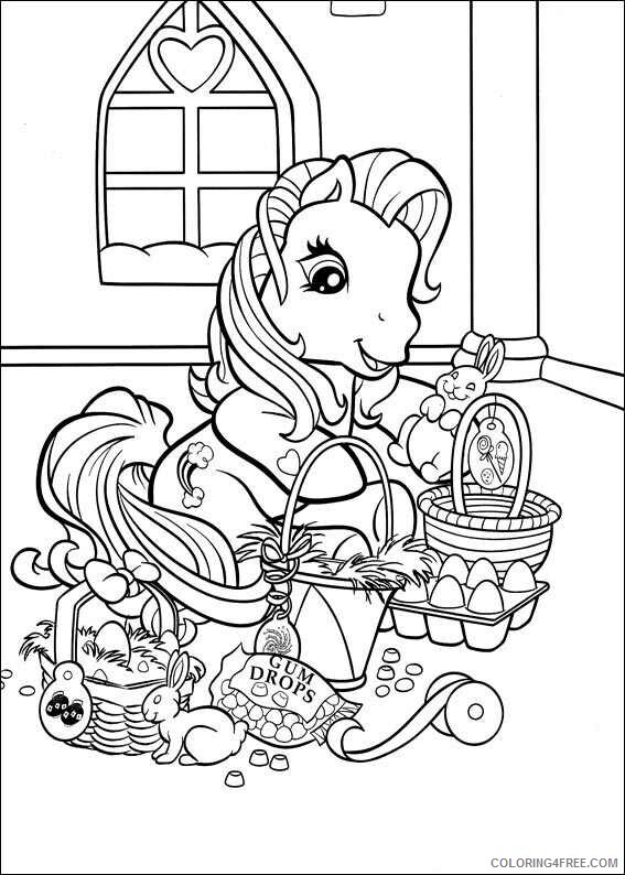Easter Basket Coloring Pages Holiday Easter Basket Printable 2021 0372 Coloring4free