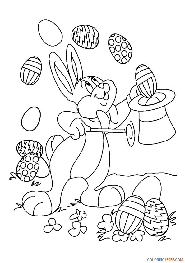 Easter Bunny Coloring Pages Holiday 1530585299_the easter bunny magic show a4 Printable 2021 0402 Coloring4free