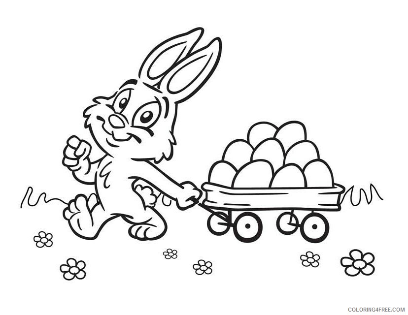 Easter Bunny Coloring Pages Holiday Easter Bunny Images Printable 2021 0410 Coloring4free