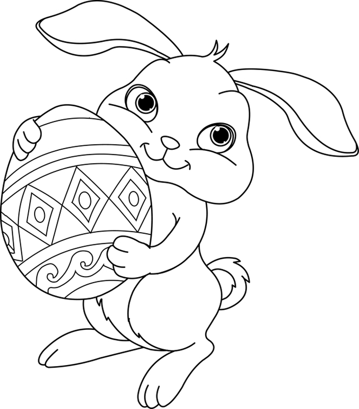 Easter Bunny Coloring Pages Holiday Easter Bunny Online Printable 2021 0429 Coloring4free