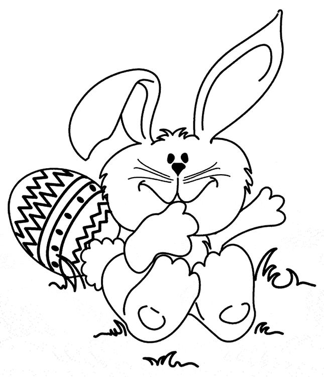 Easter Bunny Coloring Pages Holiday Easter Bunny Printable 2021 0411 Coloring4free