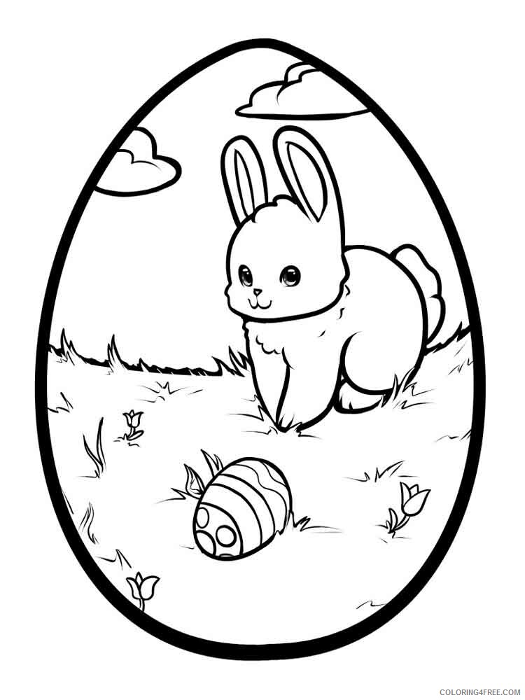Easter Bunny Coloring Pages Holiday easter bunny 17 Printable 2021 0420 Coloring4free