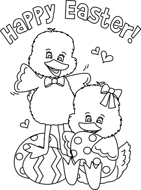 Easter Coloring Pages Holiday Cute Happy Easter Printable 2021 0244 Coloring4free