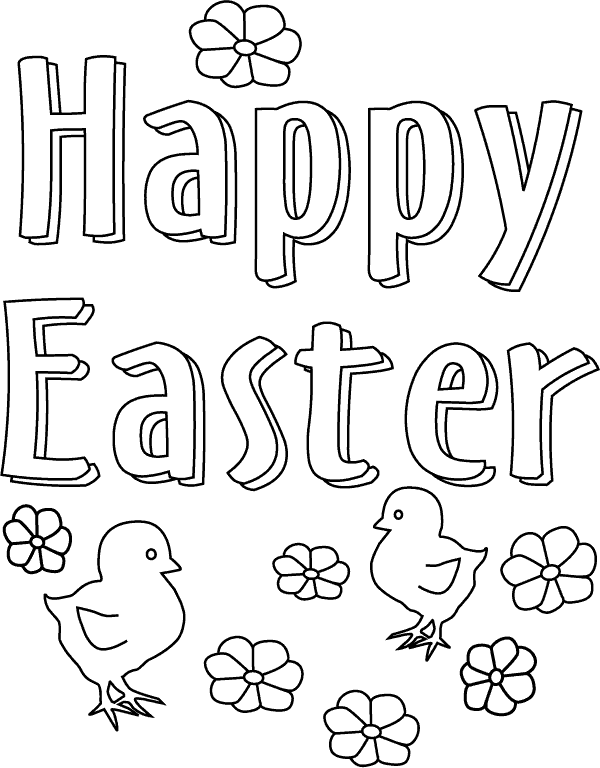 Easter Coloring Pages Holiday Easter Happy Easter Printable 2021 0267 Coloring4free