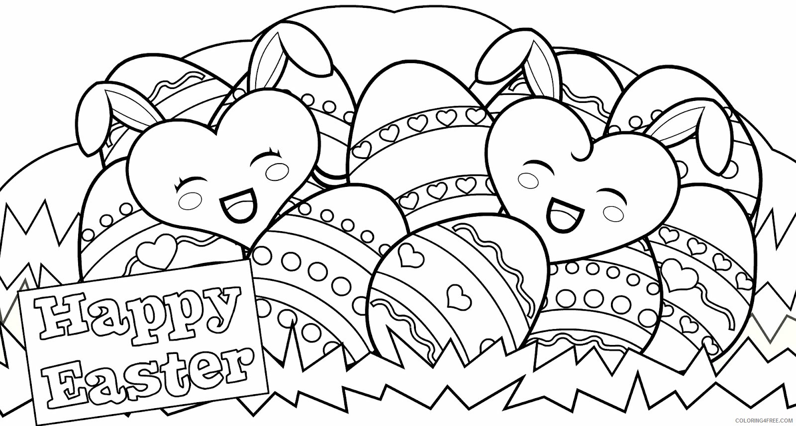 Easter Coloring Pages Holiday Easter Printable 2021 0272 Coloring4free