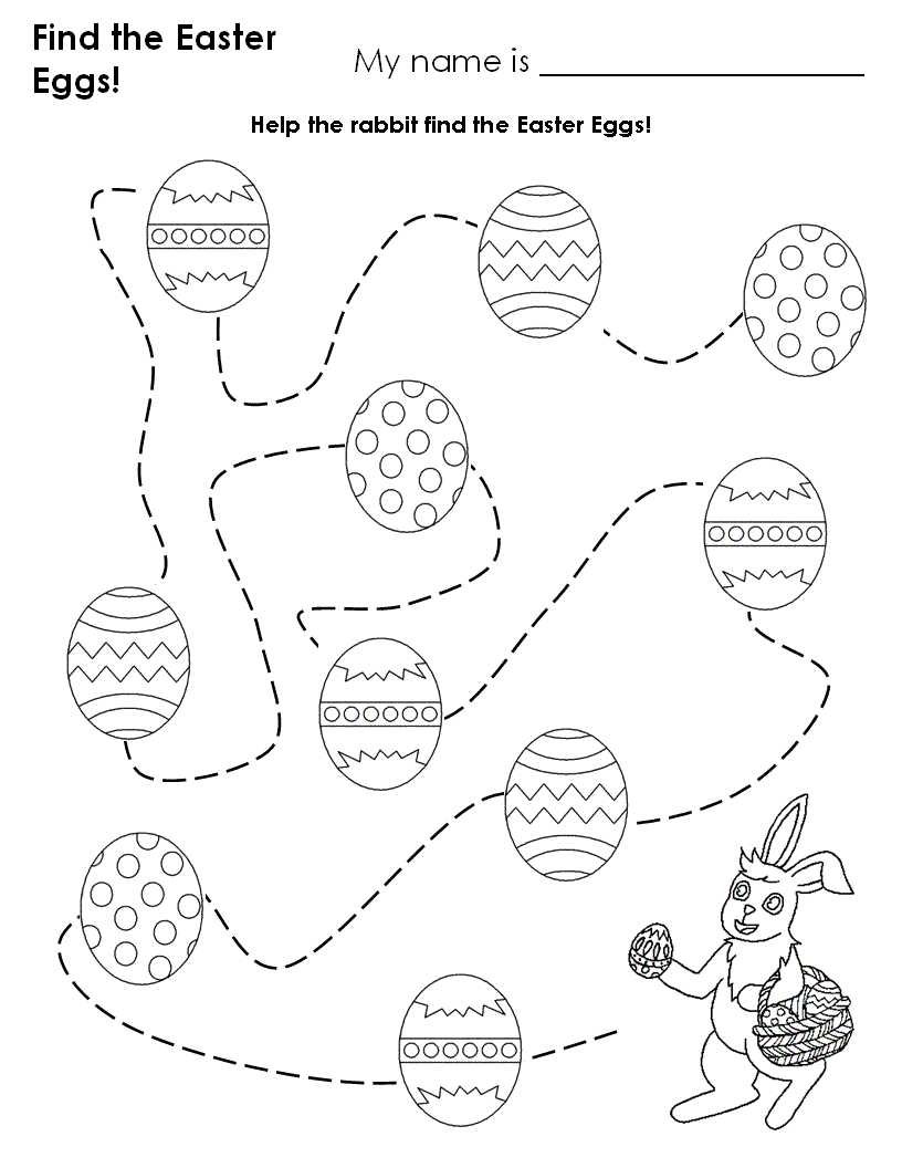 Easter Coloring Pages Holiday Easter Worksheet for Kindergarten Printable 2021 0302 Coloring4free