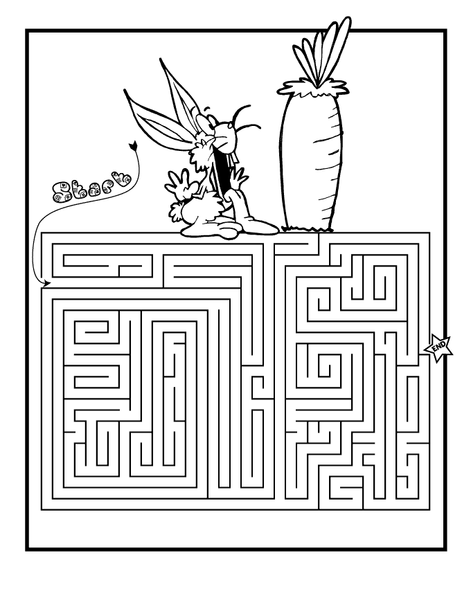 Easter Coloring Pages Holiday Free Easter Mazes to Print Printable 2021 0308 Coloring4free