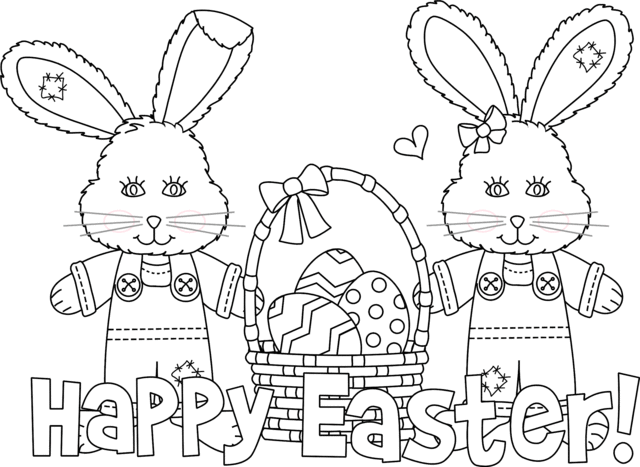 Easter Coloring Pages Holiday Happy Easter Printable 2021 0314 Coloring4free