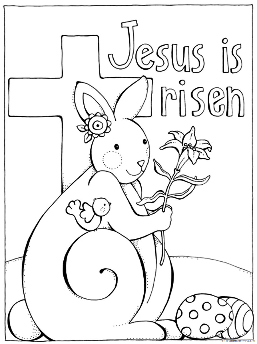 Easter Coloring Pages Holiday Jesus Easter Printable 2021 0333 Coloring4free