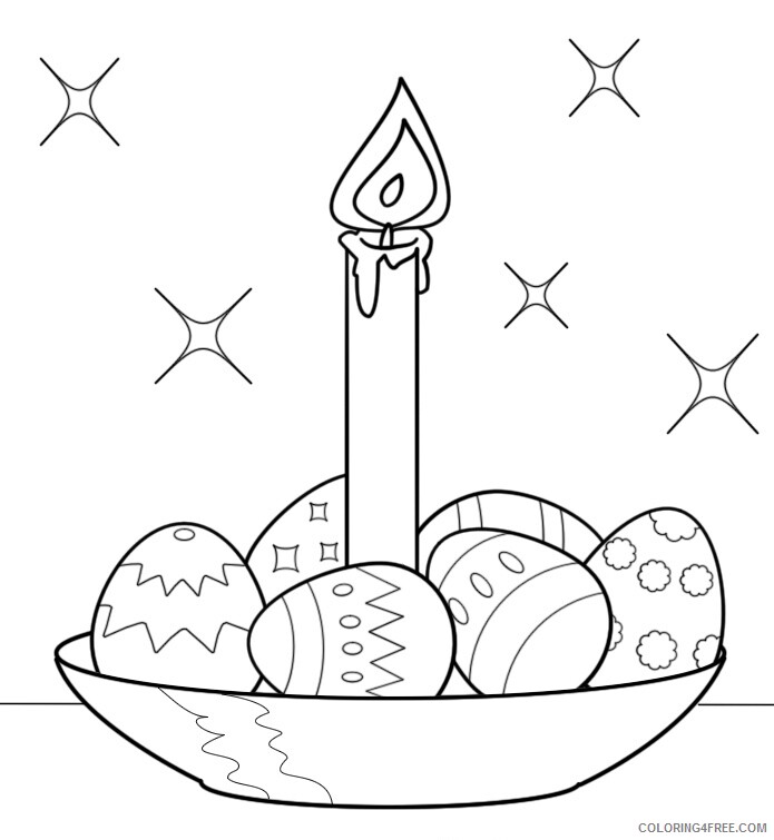 Easter Coloring Pages Holiday Religious Easter 2 Printable 2021 0358 Coloring4free