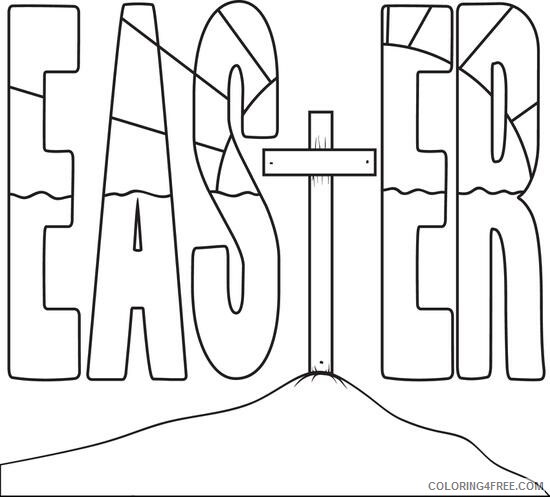Easter Coloring Pages Holiday Religious Easter Printable 2021 0359 Coloring4free