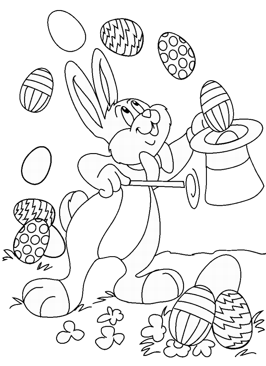 Easter Coloring Pages Holiday easter_coloring4 Printable 2021 0257 Coloring4free
