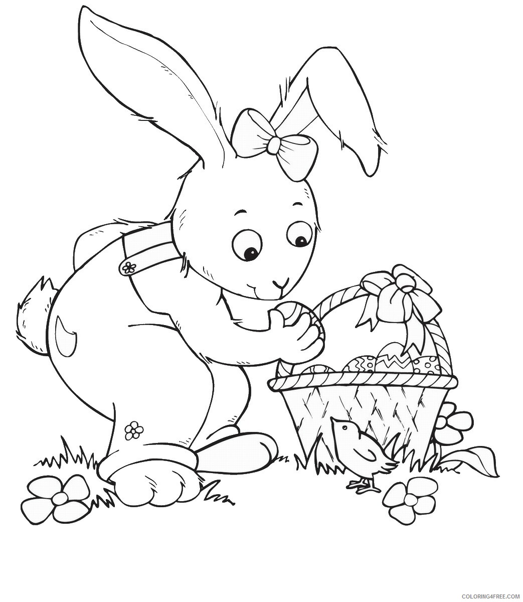 Easter Coloring Pages Holiday easter_coloring6 Printable 2021 0258 Coloring4free