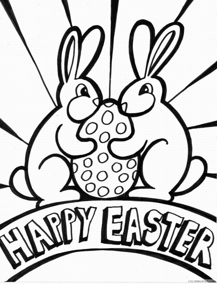 Easter Coloring Pages Holiday easter_coloring9 Printable 2021 0259 Coloring4free