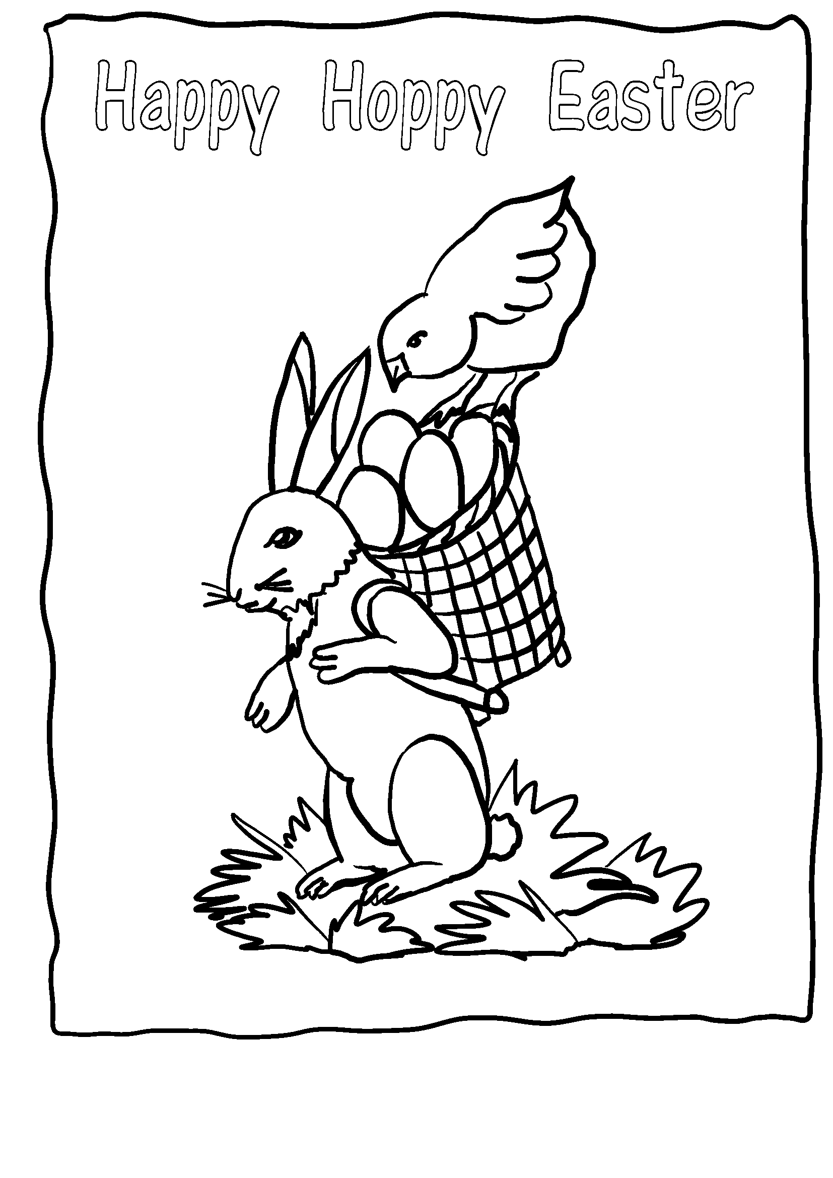 Easter Coloring Pages Holiday of Easter Bunnies Printable 2021 0242 Coloring4free