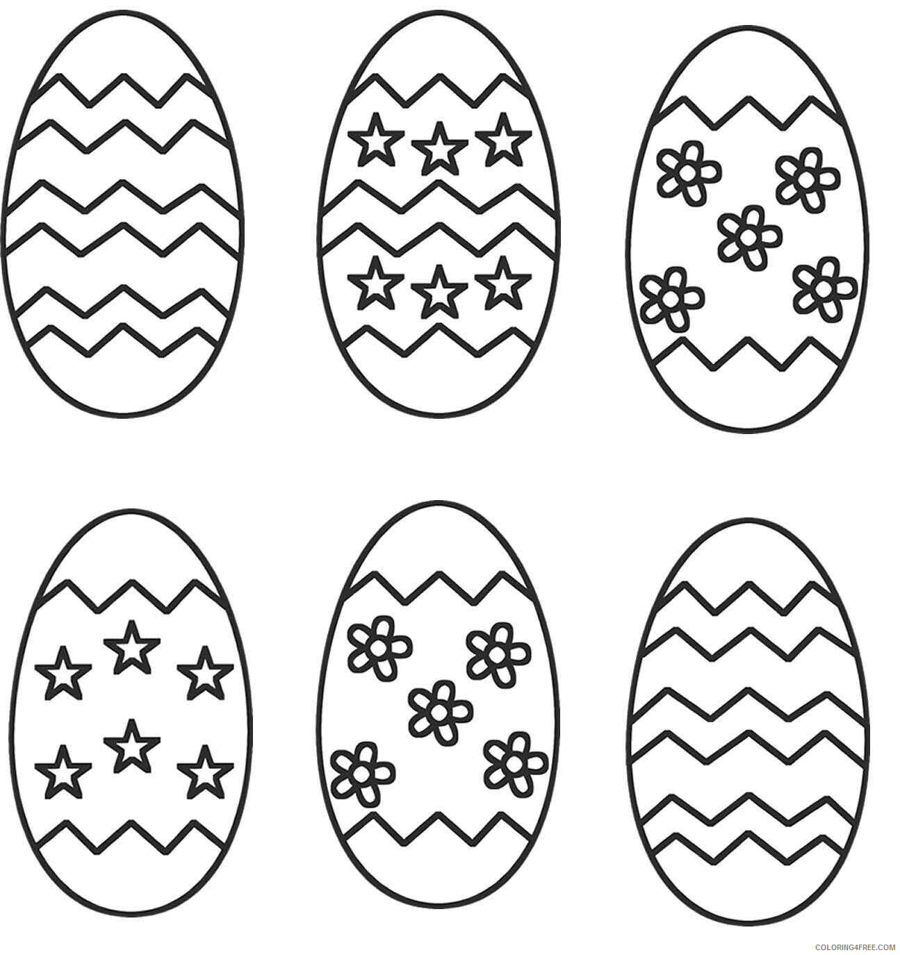 Easter Egg Coloring Pages Holiday Easter Egg Activity Printable 2021 0478 Coloring4free