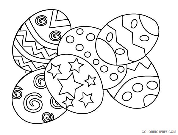 Easter Egg Coloring Pages Holiday Easter Egg Free Printable 2021 0491 Coloring4free