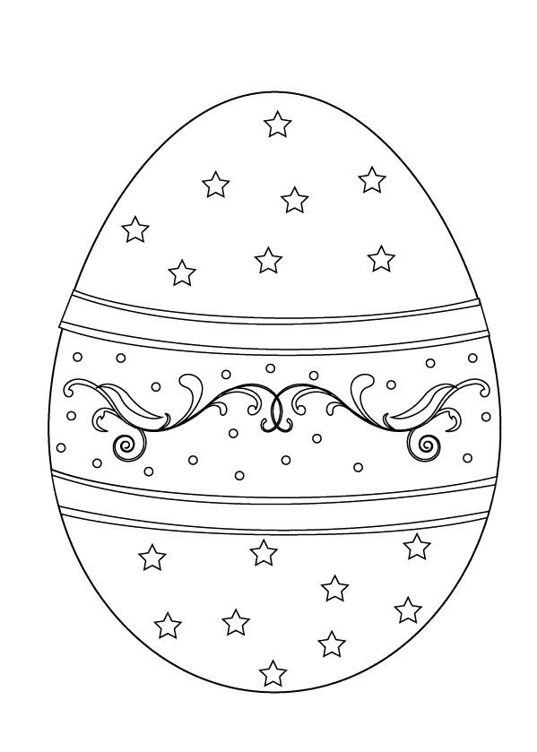 Easter Egg Coloring Pages Holiday Easter Egg Printable 2021 0470 Coloring4free
