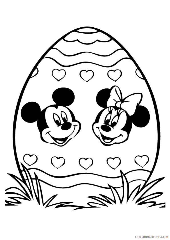 Easter Egg Coloring Pages Holiday Easter Eggs Printable 2021 0499 Coloring4free