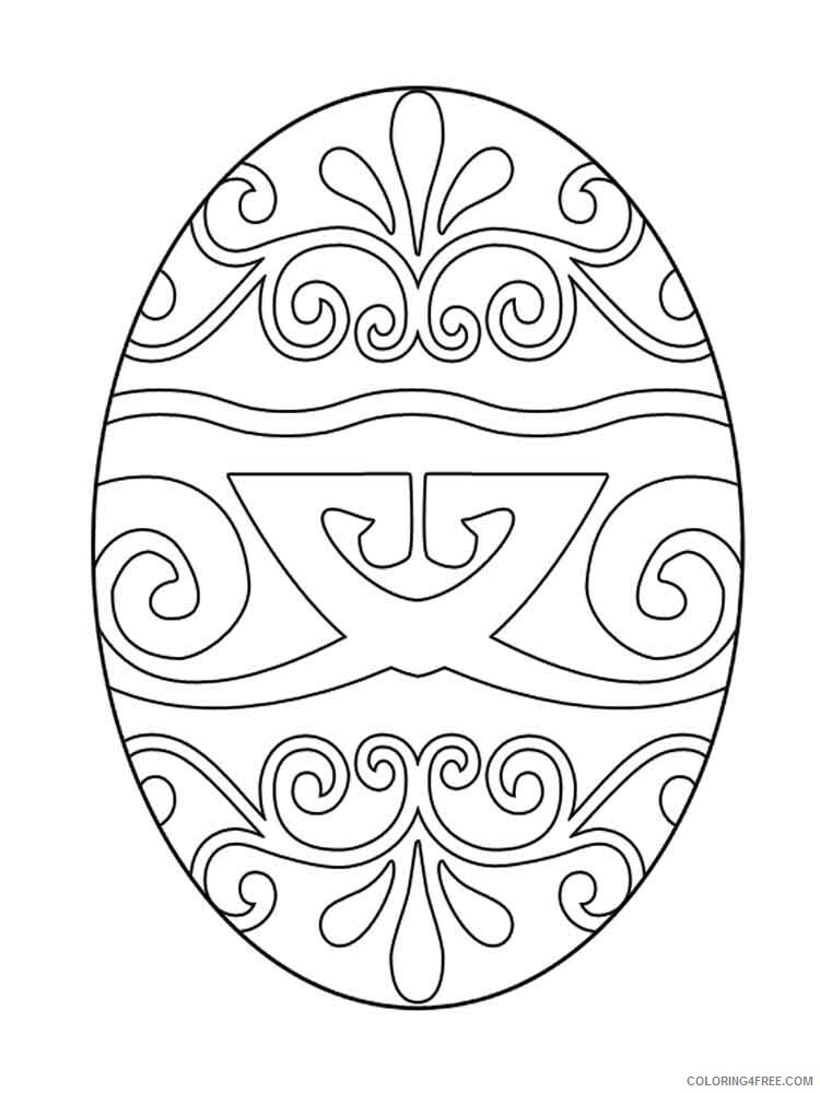 Easter Egg Coloring Pages Holiday easter egg 19 Printable 2021 0481 Coloring4free