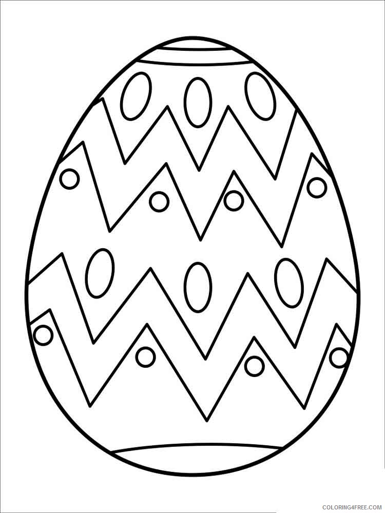 Easter Egg Coloring Pages Holiday easter egg 22 Printable 2021 0483 Coloring4free