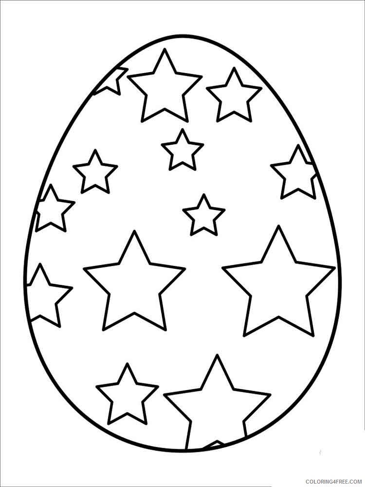 Easter Egg Coloring Pages Holiday easter egg 6 Printable 2021 0486 Coloring4free