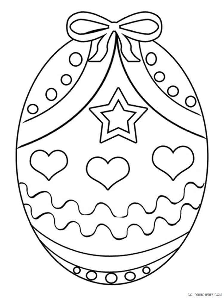 Easter Egg Coloring Pages Holiday easter egg 7 Printable 2021 0487 Coloring4free