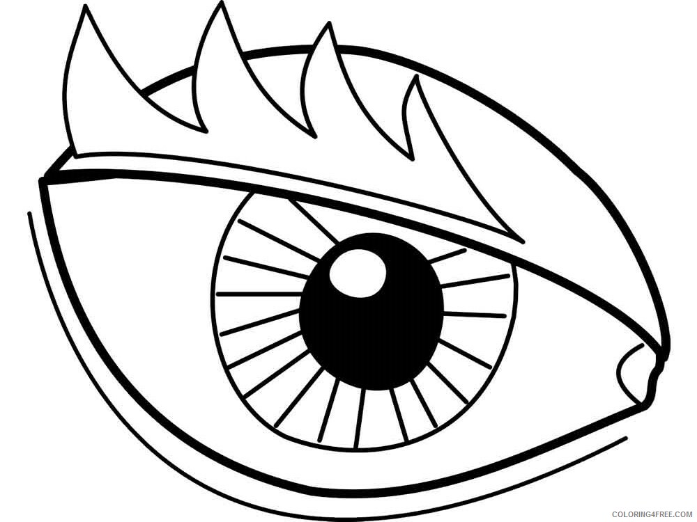 Eyes Coloring Pages for Kids eyes 10 Printable 2021 177 Coloring4free