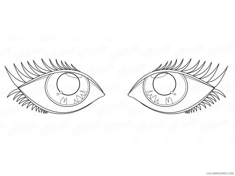 Eyes Coloring Pages for Kids eyes 2 Printable 2021 179 Coloring4free