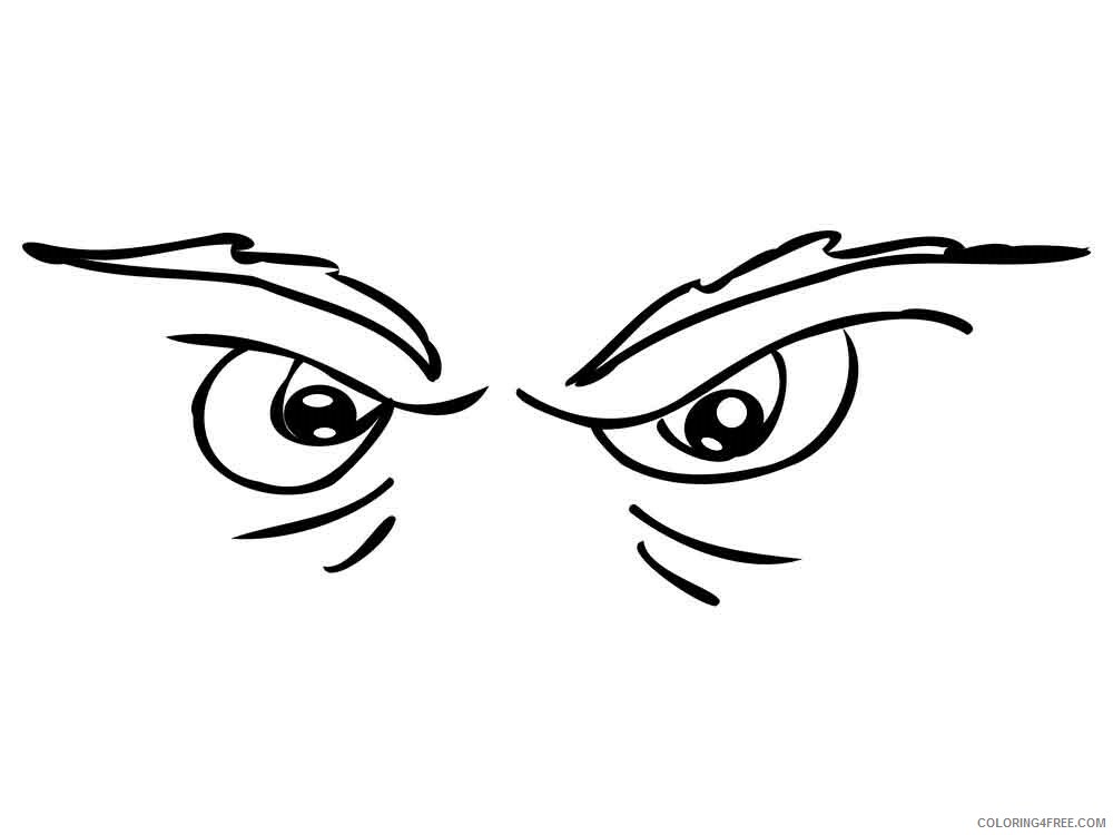 Eyes Coloring Pages for Kids eyes 3 Printable 2021 180 Coloring4free
