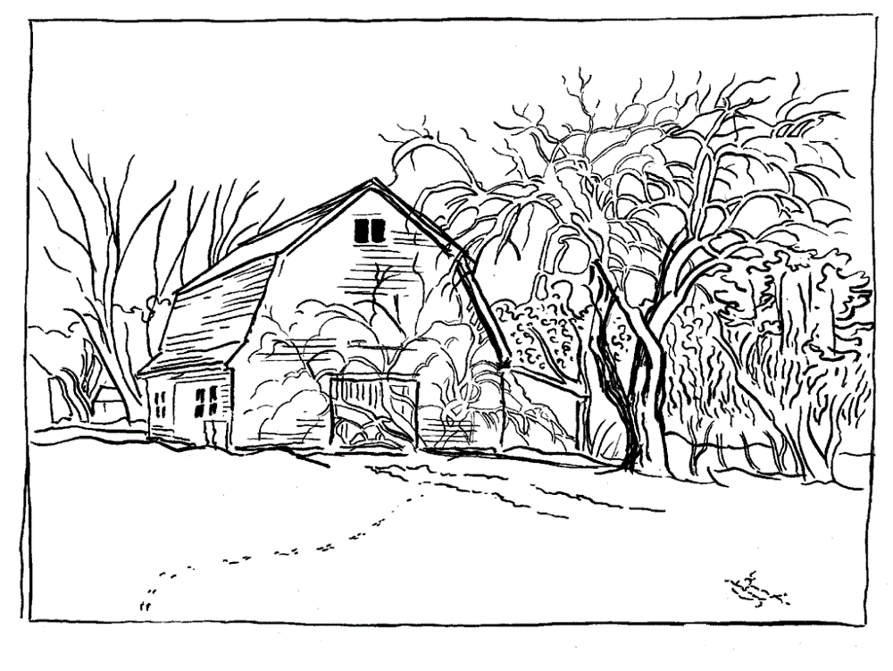 Farm Coloring Pages for Kids Fall Farm Scene Printable 2021 192 Coloring4free
