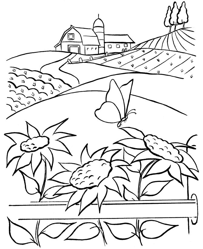 Farm Coloring Pages for Kids Farm Sheets Printable 2021 219 Coloring4free