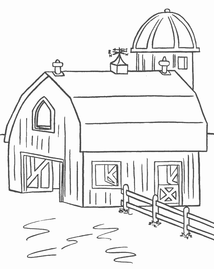 Farm Coloring Pages for Kids farm3 Printable 2021 193 Coloring4free