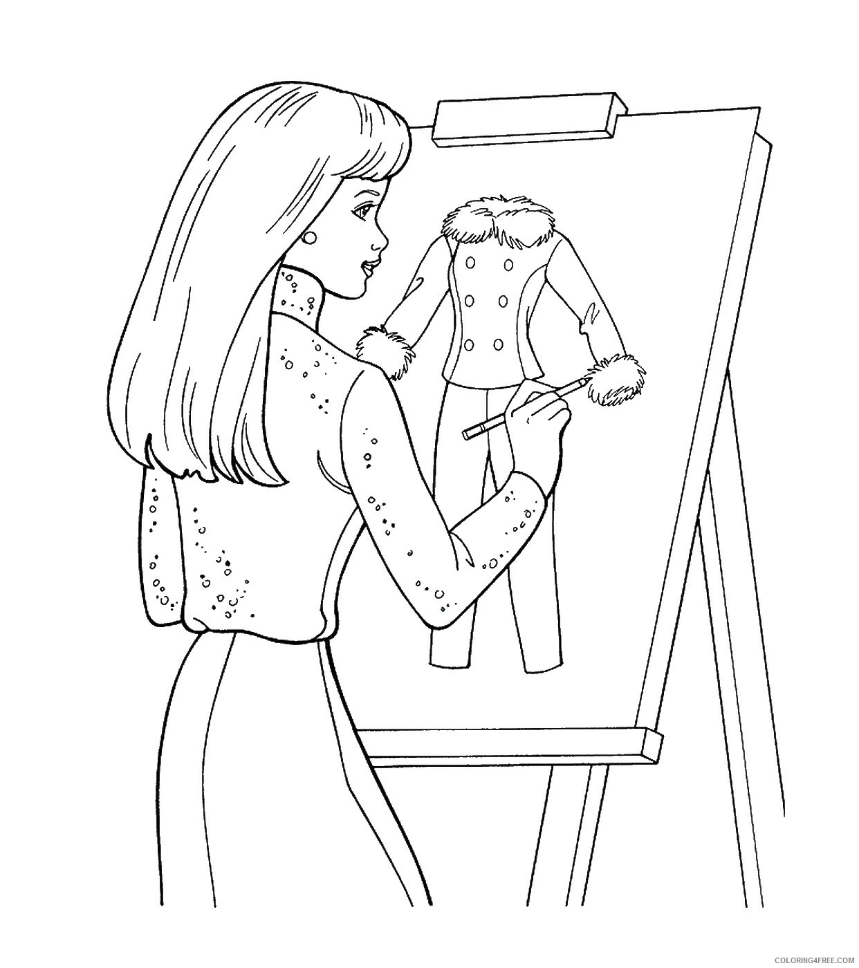 Fashion Coloring Pages for Girls fashion_cl_09 Printable 2021 0450 Coloring4free
