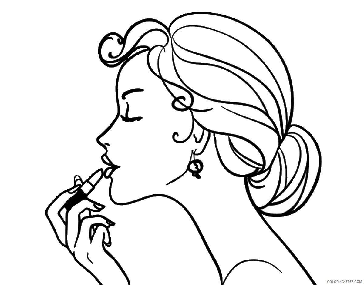 Fashion Coloring Pages for Girls fashion_cl_40 Printable 2021 0470 Coloring4free