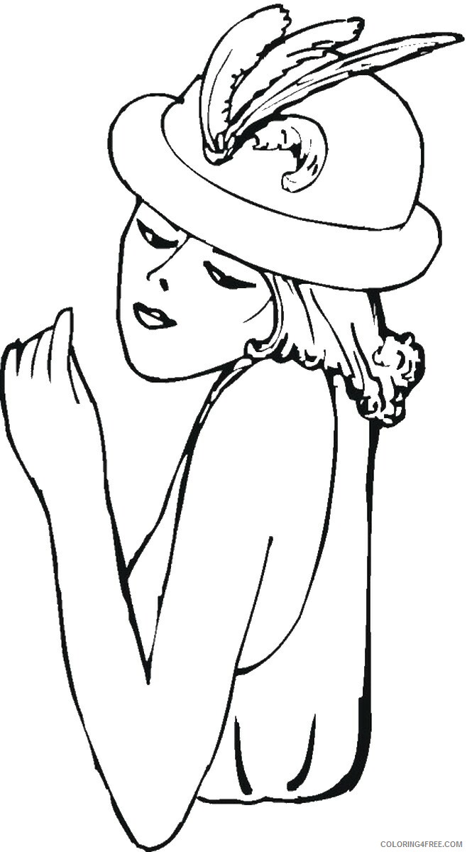 Fashion Coloring Pages for Girls fashion_cl_42 Printable 2021 0471 Coloring4free