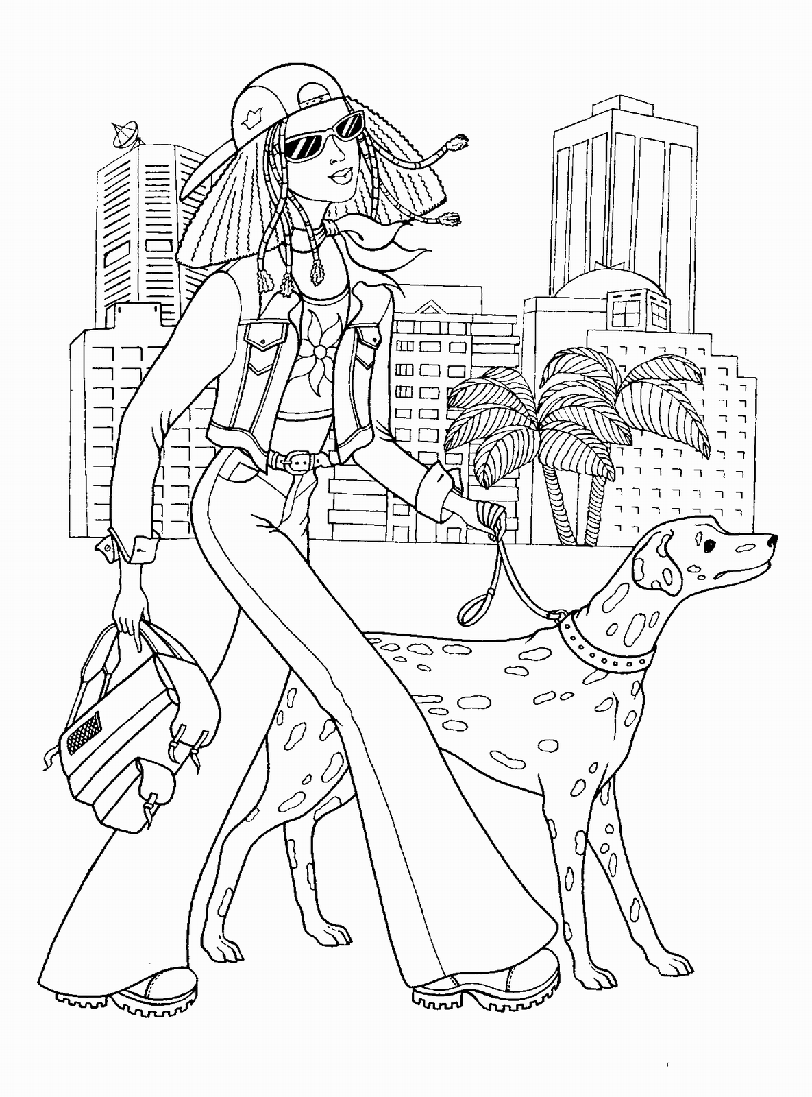 Fashion Coloring Pages for Girls fashion_cl_50 Printable 2021 0473 Coloring4free