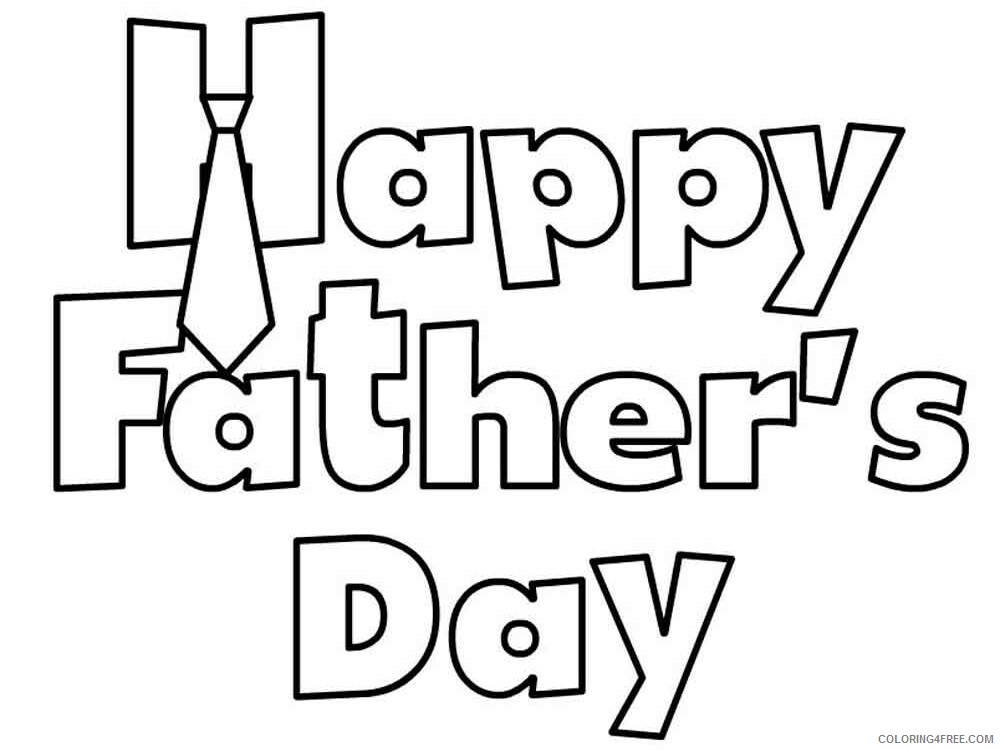 Fathers Day Coloring Pages Holiday fathers day 5 Printable 2021 0558 Coloring4free