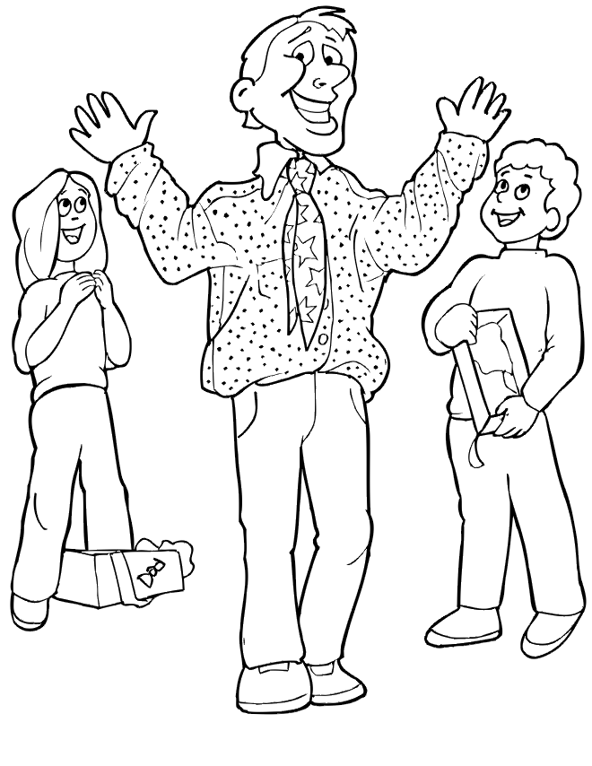 Fathers Day Coloring Pages Holiday fathers day 6 Printable 2021 0547 Coloring4free