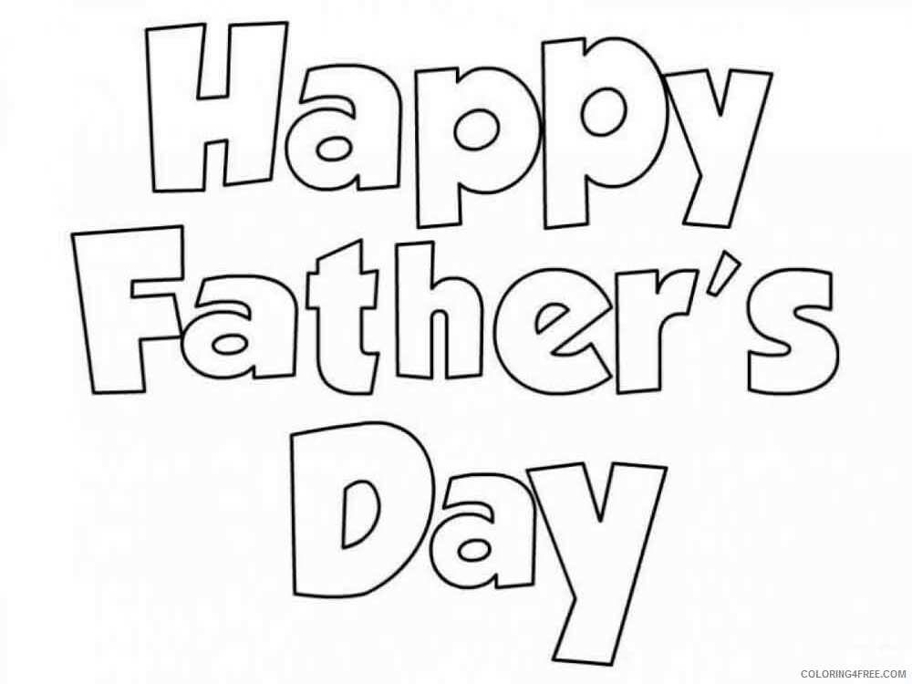 Fathers Day Coloring Pages Holiday fathers day 9 Printable 2021 0561 Coloring4free